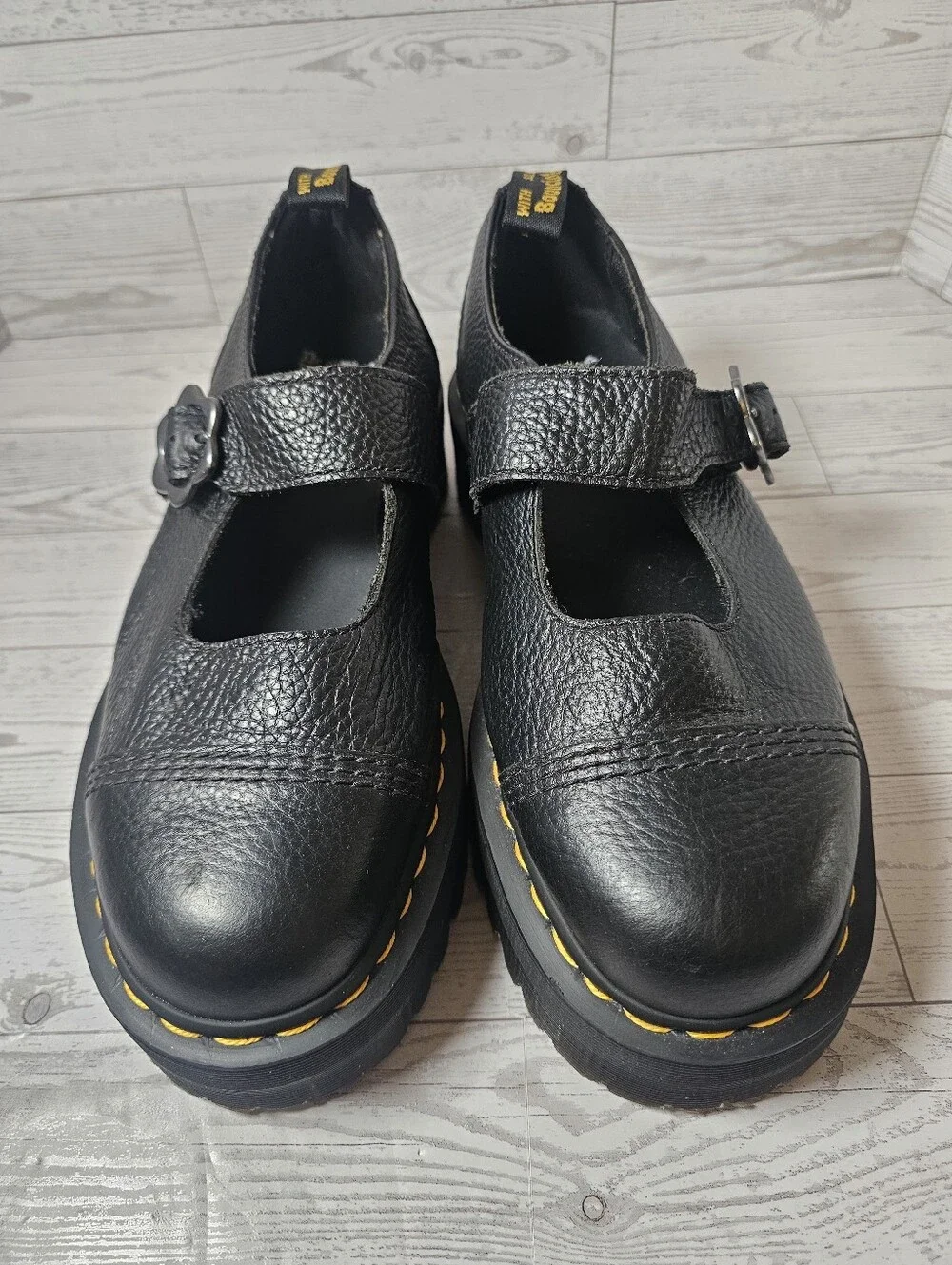 Dr. Martens Addina Flower Platform Mary Janes 10